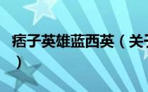 痞子英雄蓝西英（关于痞子英雄蓝西英的介绍）