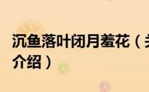 沉鱼落叶闭月羞花（关于沉鱼落叶闭月羞花的介绍）