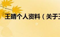 王晴个人资料（关于王晴个人资料的介绍）