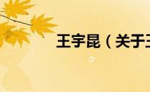 王宇昆（关于王宇昆的介绍）