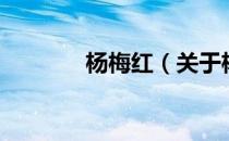 杨梅红（关于杨梅红的介绍）