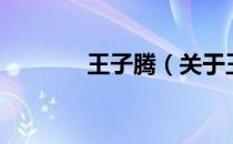 王子腾（关于王子腾的介绍）