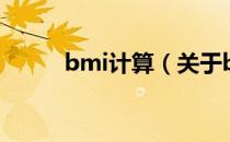 bmi计算（关于bmi计算的介绍）