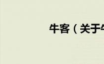 牛客（关于牛客的介绍）
