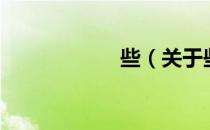 些（关于些的介绍）