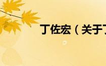 丁佐宏（关于丁佐宏的介绍）