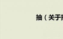 抽（关于抽的介绍）