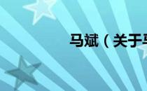 马斌（关于马斌的介绍）