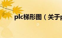plc梯形图（关于plc梯形图的介绍）