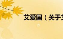 艾爱国（关于艾爱国的介绍）