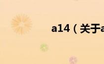 a14（关于a14的介绍）