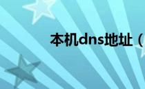 本机dns地址（本机dns查询）