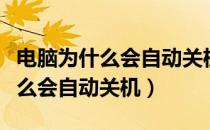 电脑为什么会自动关机后打不开了（电脑为什么会自动关机）