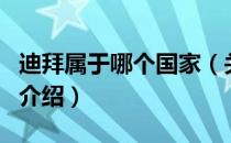 迪拜属于哪个国家（关于迪拜属于哪个国家的介绍）