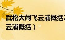 武松大闹飞云浦概括200字左右（武松大闹飞云浦概括）