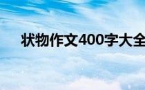 状物作文400字大全（状物作文400字）