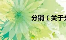分销（关于分销的介绍）