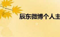 辰东微博个人主页（辰东微博）