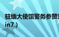 驻缅大使馆警务参赞刘咏赞（怎么定时关机win7）