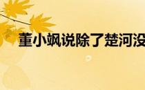 董小飒说除了楚河没人（董小飒淘宝店）