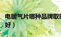 电暖气片哪种品牌取暖效果好（电暖气片哪种好）
