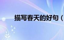 描写春天的好句（描写春天的好句）