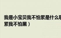 我是小宝贝我不怕累是什么歌曲（求歌词 我的小宝贝我不怕累我不怕黑）