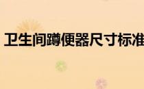 卫生间蹲便器尺寸标准（卫生间蹲便器尺寸）