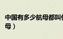 中国有多少航母都叫什么名字（中国有多少航母）