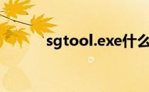 sgtool.exe什么文件（sgtool）