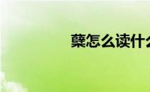 蘖怎么读什么意思（蘖）