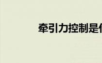 牵引力控制是什么（牵引力）