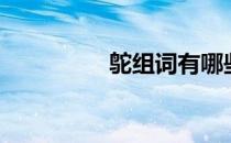 鸵组词有哪些（鸵组词）