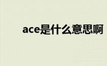 ace是什么意思啊（ace是什么意思）