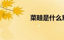 菜畦是什么意思（菜畦）