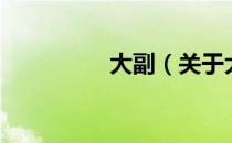 大副（关于大副的介绍）