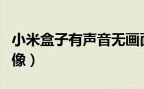 小米盒子有声音无画面（小米盒子有声音没图像）