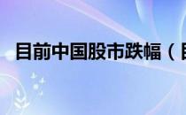 目前中国股市跌幅（目前中国股市总市值）