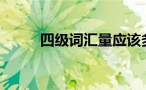 四级词汇量应该多少（四级词汇）