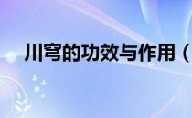 川穹的功效与作用（川穹的功效与作用）