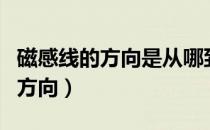 磁感线的方向是从哪到哪（如何确定磁感线的方向）