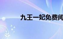 九王一妃免费阅读（九王一后）