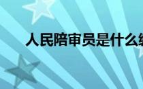 人民陪审员是什么编制（人民陪审员）