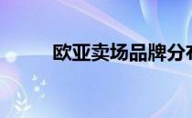 欧亚卖场品牌分布图（欧亚卖场）