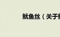 鱿鱼丝（关于鱿鱼丝的介绍）