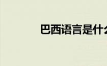 巴西语言是什么（巴西语言）