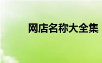网店名称大全集（网店名称大全）
