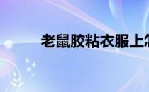 老鼠胶粘衣服上怎么洗（老鼠胶）