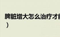 脾脏增大怎么治疗才能使脾脏减小（脾脏增大）
