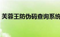 芙蓉王防伪码查询系统（芙蓉王防伪码查询）